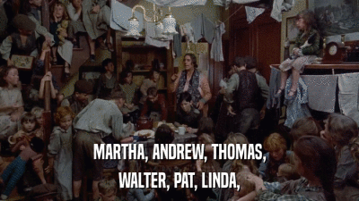 MARTHA, ANDREW, THOMAS, WALTER, PAT, LINDA, 