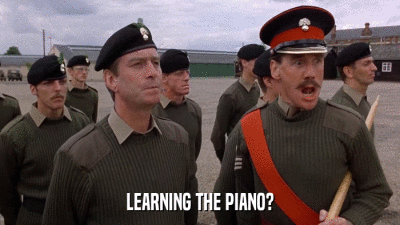 LEARNING THE PIANO?  