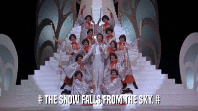 # THE SNOW FALLS FROM THE SKY. #  