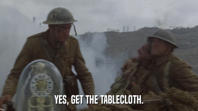 YES, GET THE TABLECLOTH.  