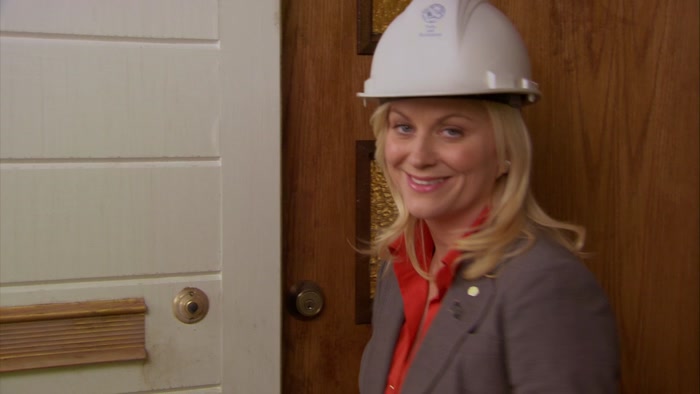 IT'S MS. PERKINS' HOUSE.  