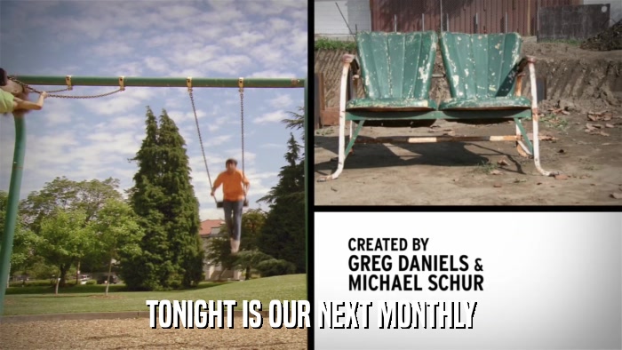 TONIGHT IS OUR NEXT MONTHLY  