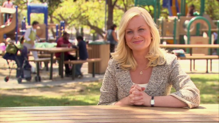 'CAUSE LESLIE KNOPE'S STOPPING FOR NO ONE. 