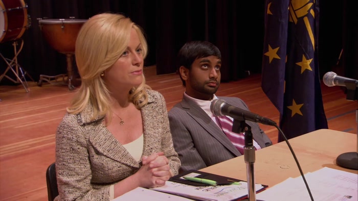 WE'RE HAVING A MEETING IN HERE.  