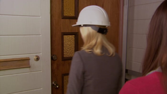 IT'S MS. PERKINS' HOUSE.  
