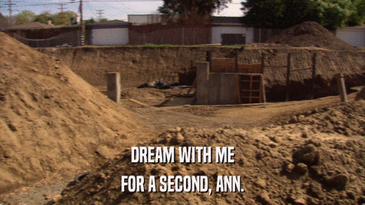 DREAM WITH ME FOR A SECOND, ANN. 