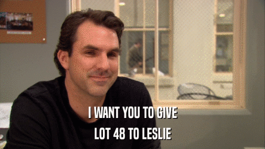 I WANT YOU TO GIVE LOT 48 TO LESLIE 