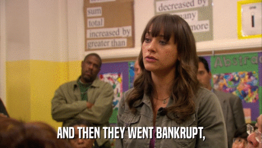 AND THEN THEY WENT BANKRUPT,  