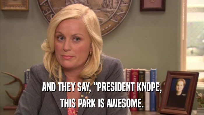 AND THEY SAY, 