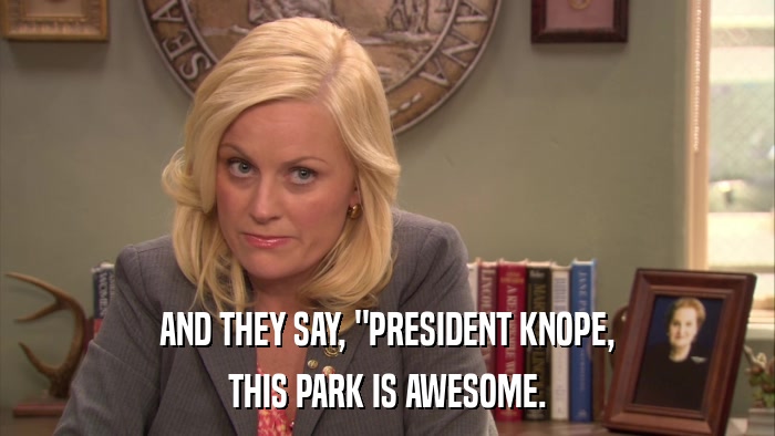 AND THEY SAY, 