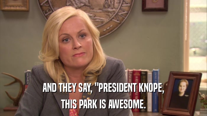 AND THEY SAY, 