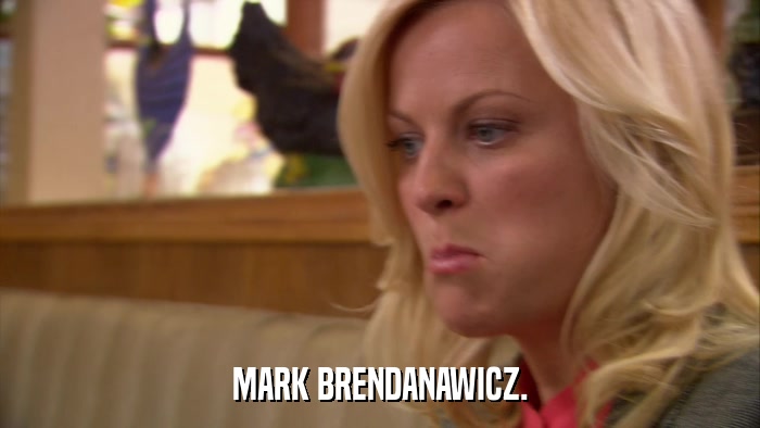 MARK BRENDANAWICZ.  