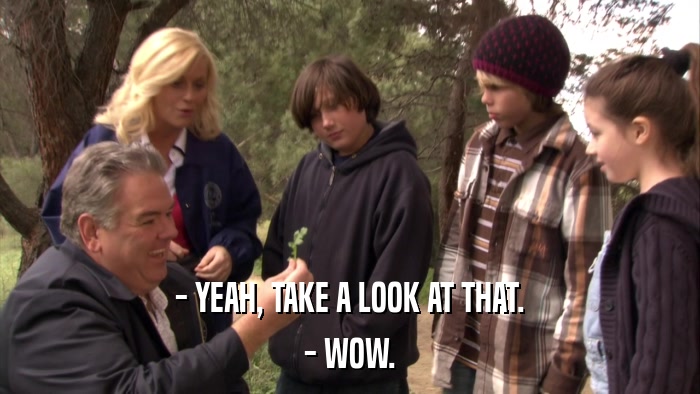 - YEAH, TAKE A LOOK AT THAT. - WOW. 