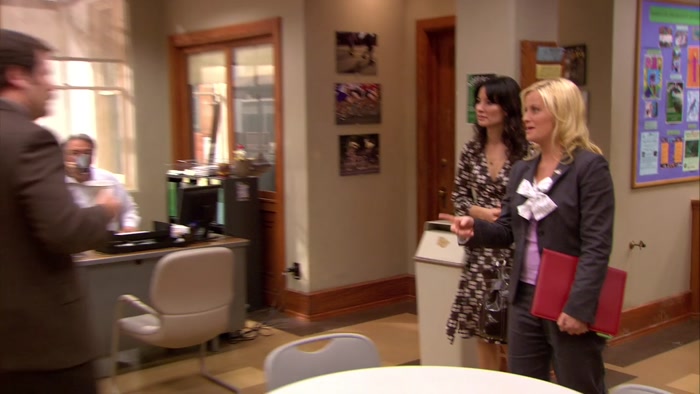 THIS IS RON SWANSON, OUR BOSS.  