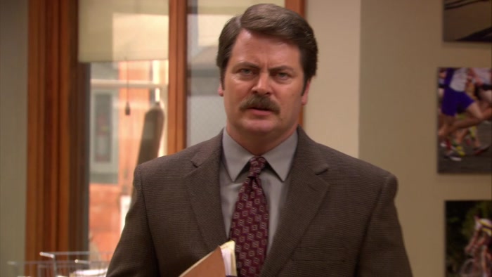 HER NAME IS TAMMY SWANSON AND SHE'S A SERIOUS BITCH. 