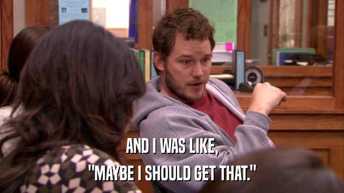 AND I WAS LIKE, 