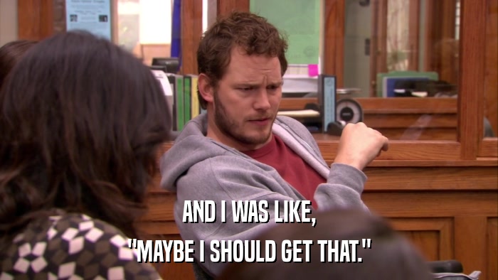 AND I WAS LIKE, 