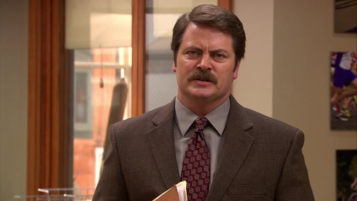 HER NAME IS TAMMY SWANSON AND SHE'S A SERIOUS BITCH. 
