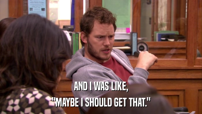 AND I WAS LIKE, 