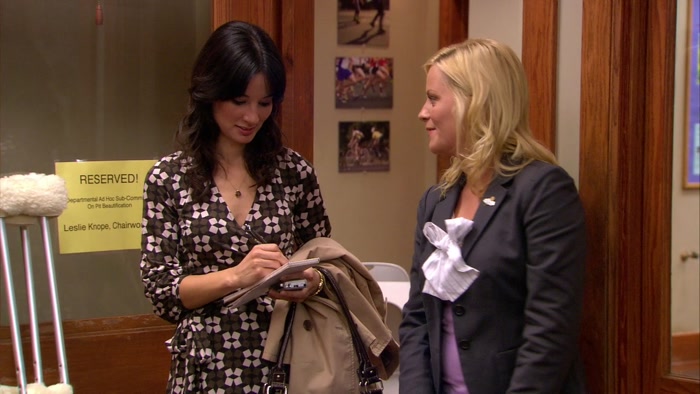 AND FINALLY, WE'VE GOT ANN PERKINS AND ANDY DWYER. 