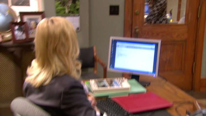 HEY, LESLIE. I HAVE TO GO. 