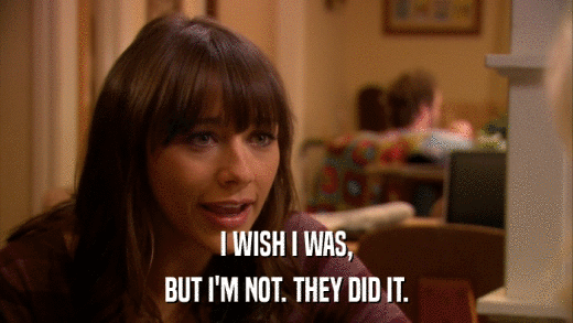 I WISH I WAS, BUT I'M NOT. THEY DID IT. 
