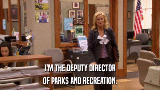 I'M THE DEPUTY DIRECTOR OF PARKS AND RECREATION. 