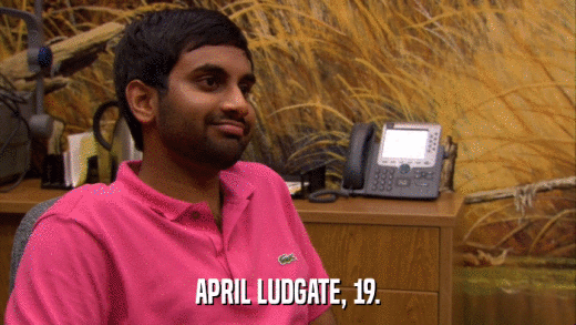 APRIL LUDGATE, 19.  