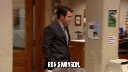 RON SWANSON.  