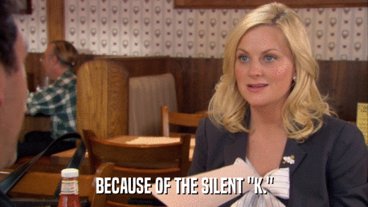 BECAUSE OF THE SILENT 