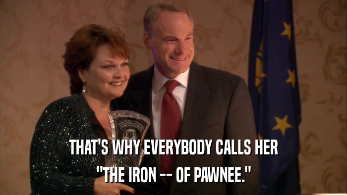THAT'S WHY EVERYBODY CALLS HER 
