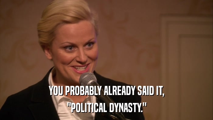YOU PROBABLY ALREADY SAID IT, 