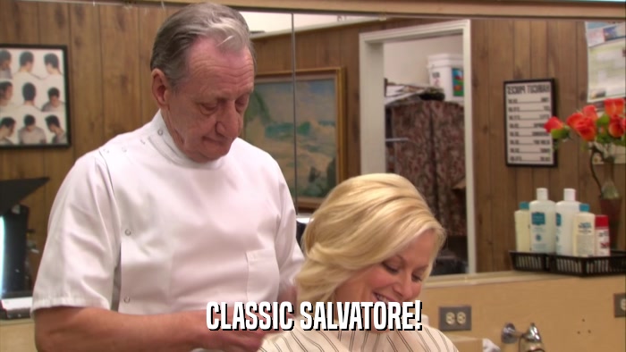CLASSIC SALVATORE!  