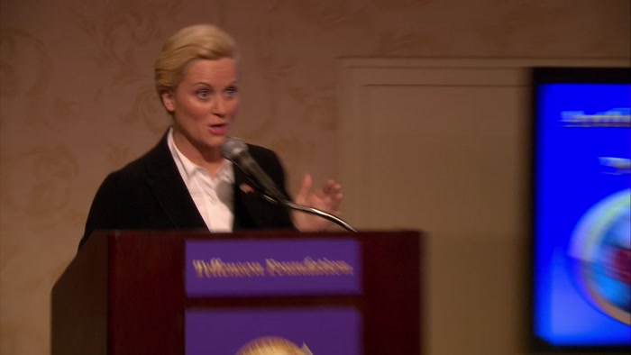 HELLO, EVERYONE. I'M LESLIE KNOPE, MARLENE'S DAUGHTER. 