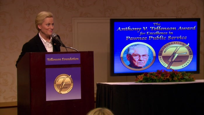 HELLO, EVERYONE. I'M LESLIE KNOPE, MARLENE'S DAUGHTER. 