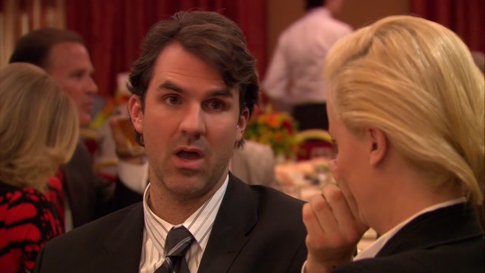 OH, I'M PAWNEE ZONING BOARD MEMBER JANINE RESTREPO. 