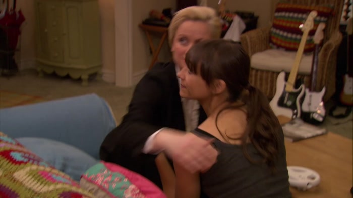 OH. HI, LESLIE.  