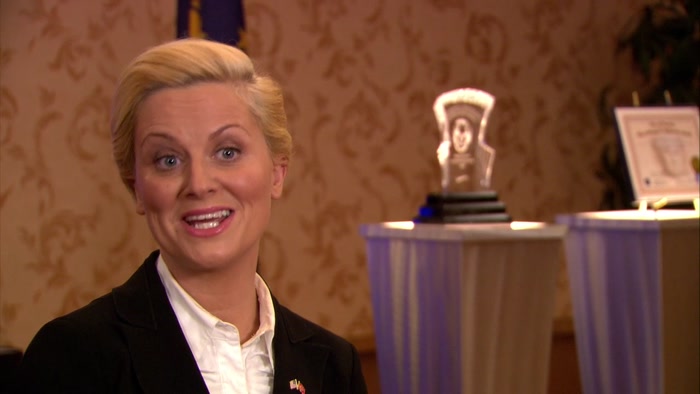 WHEN I AM THE FIRST FEMALE MAYOR OF PAWNEE. 