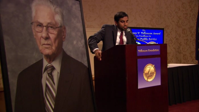 HELLO, PAWNEE GOVERNMENT! MY NAME IS TOM HAVERFORD. 