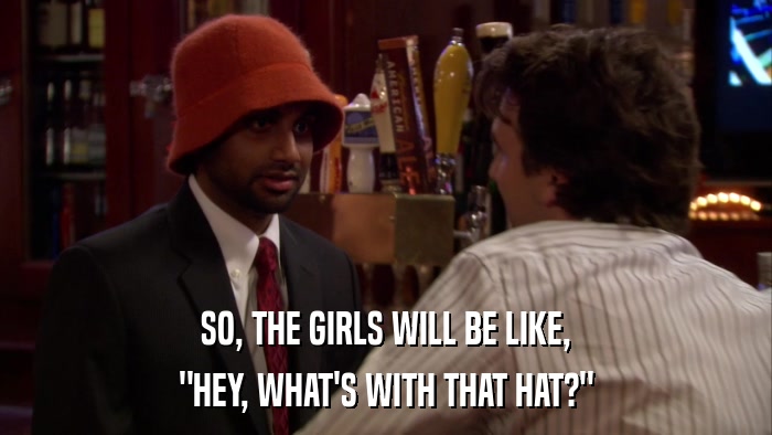 SO, THE GIRLS WILL BE LIKE, 