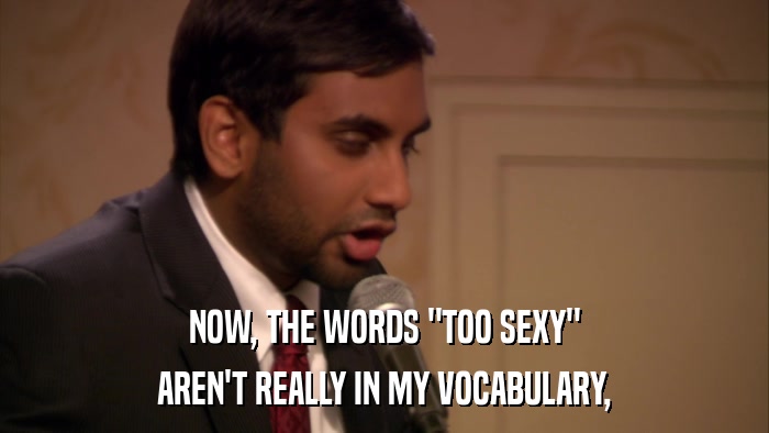 NOW, THE WORDS 