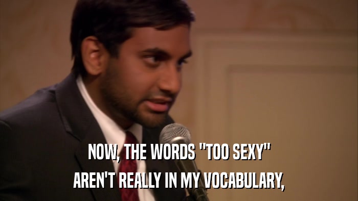 NOW, THE WORDS 