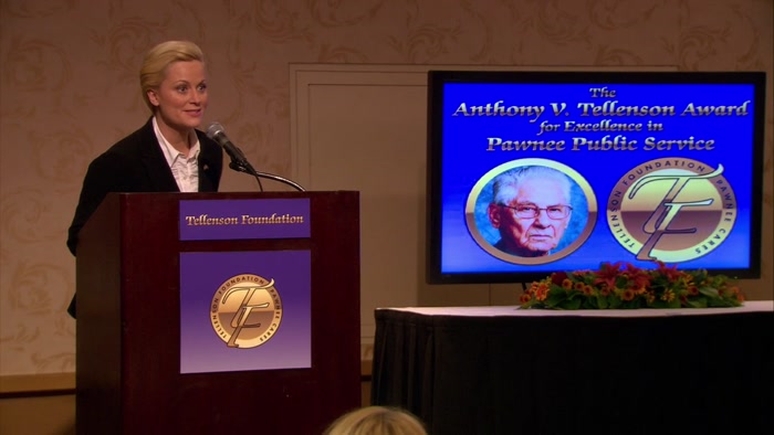 HELLO, EVERYONE. I'M LESLIE KNOPE, MARLENE'S DAUGHTER. 