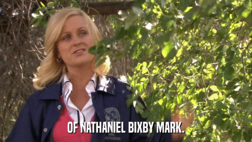 OF NATHANIEL BIXBY MARK.  