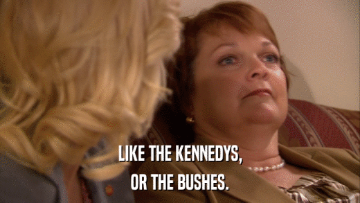 LIKE THE KENNEDYS, OR THE BUSHES. 