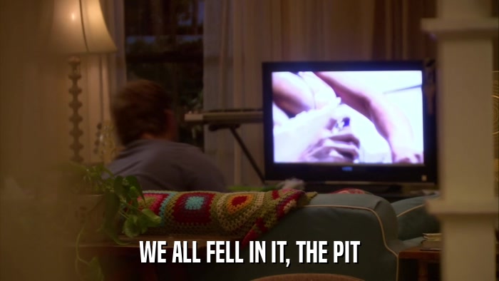 WE ALL FELL IN IT, THE PIT  