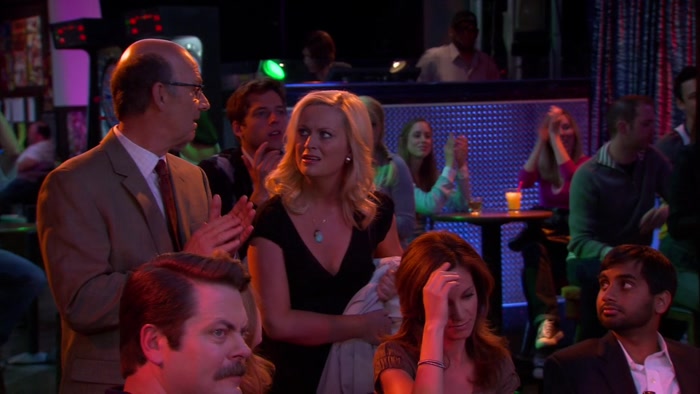 LESLIE! WHO'S YOUR FRIEND? 