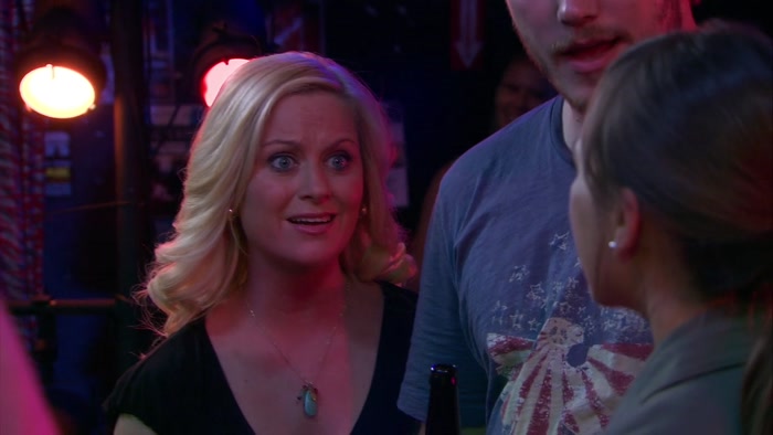 YEAH, SHE'S HERE WITH HER DAD.  