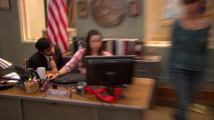 APRIL, WE'RE LEAVING YOU IN CHARGE, AND IT'S BECAUSE YOU'RE A WOMAN. 