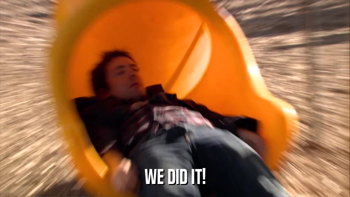 WE DID IT!  